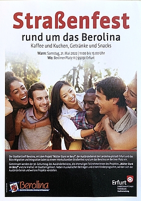 Information zum Straßenfest rund um das Berolina